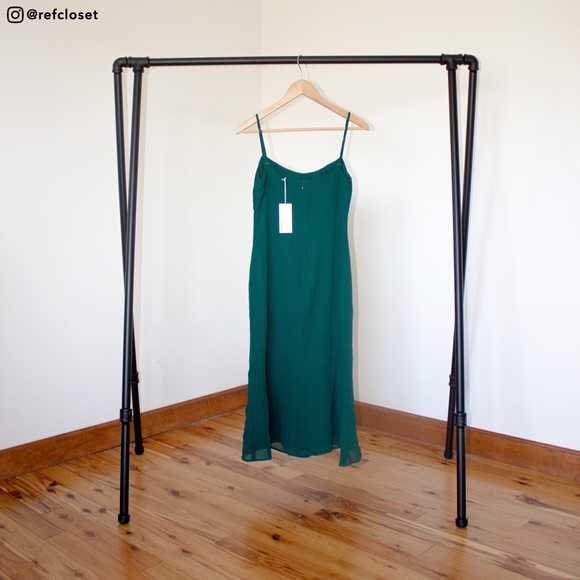 Reformation Arie Dress (Emerald) - Picture 3 of 4